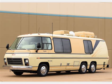 Original interior is great! Tires are in great condition! Clean fridge, stove, sink. . Gmc royale motorhome for sale